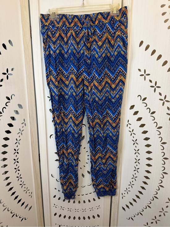 Forever 21 Pants - Forever 21 Blue Boho Print Pants
